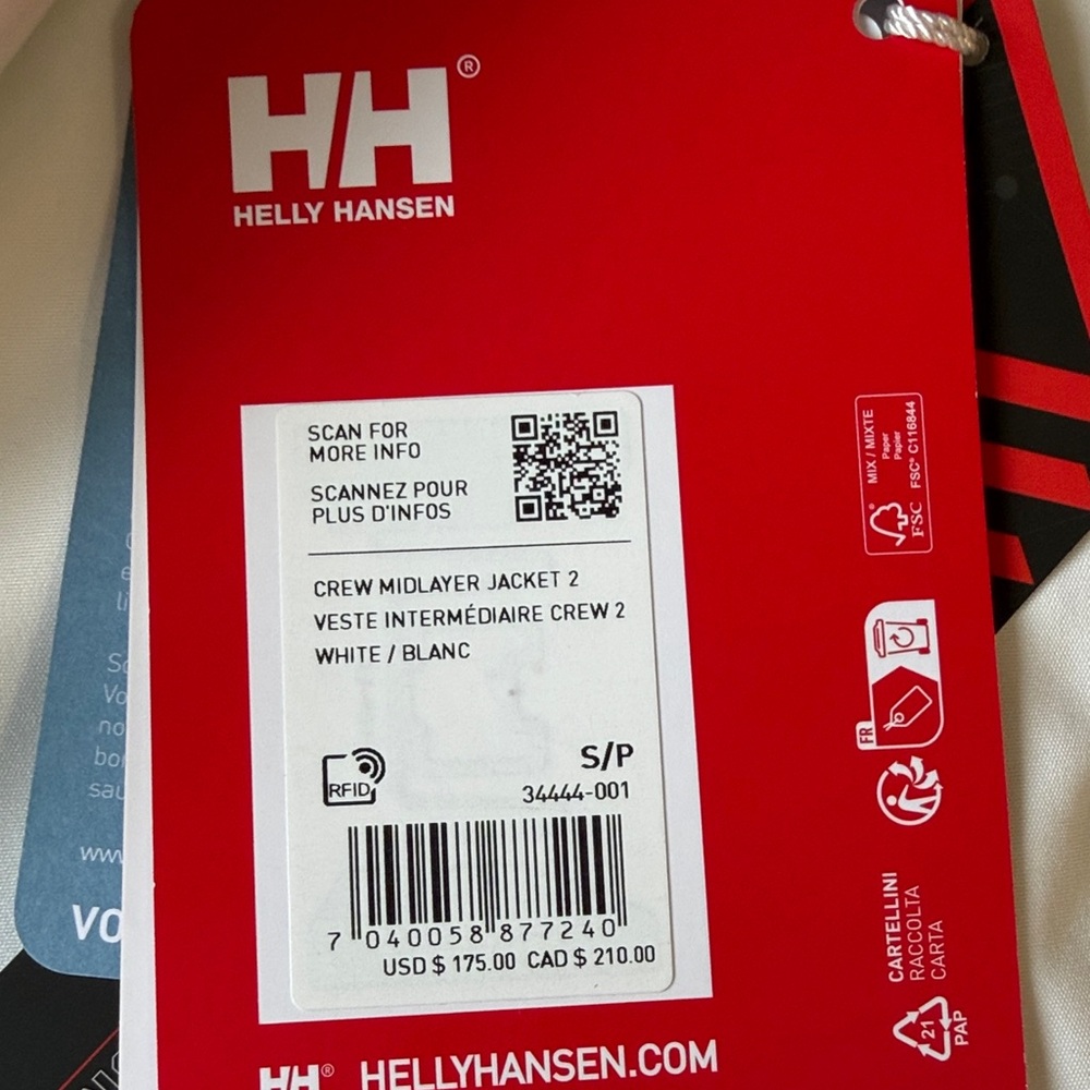 Helly Hansen Crew Midlayer jacket 2 - image 2